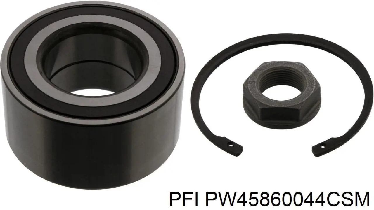 Комплект підшипник маточини передньої PFI PW45860044CSM ціна, від 28.70 USD