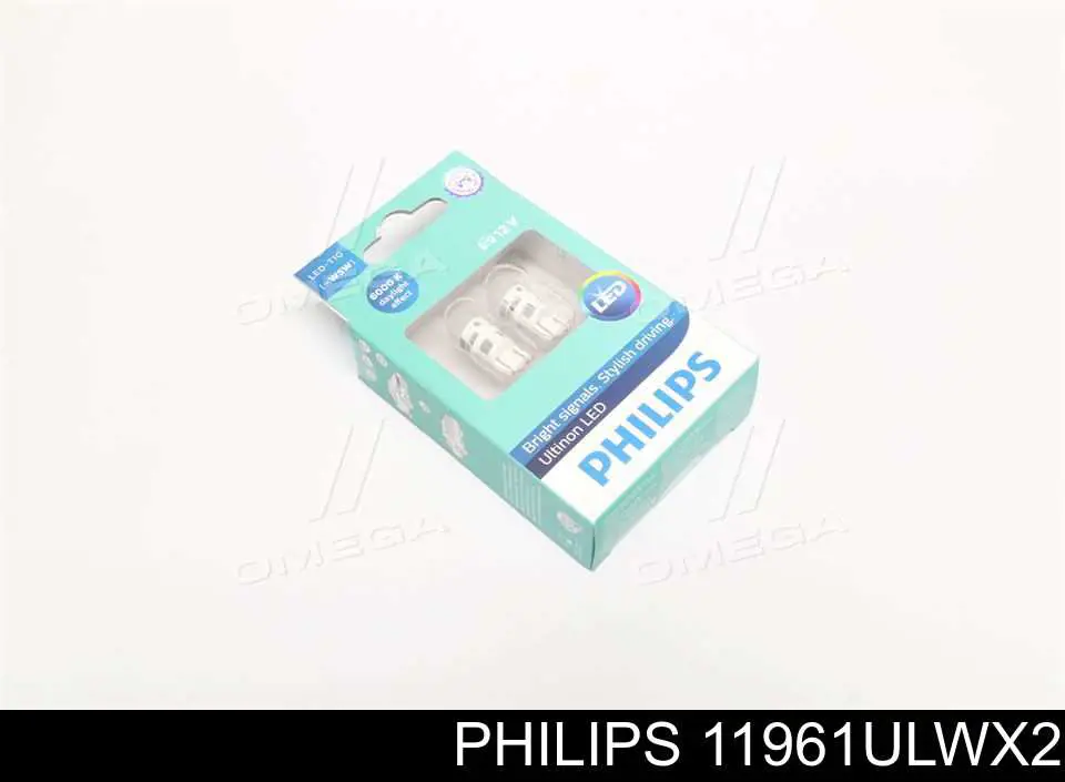 Лампочка плафону освітлення салону/кабіни 11961ULWX2 Philips