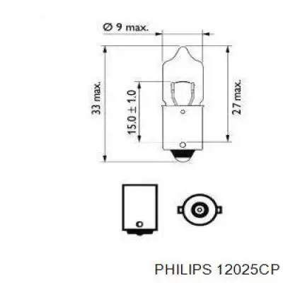12025CP Philips лампочка плафону освітлення салону/кабіни