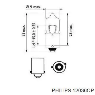 12036CP Philips лампочка