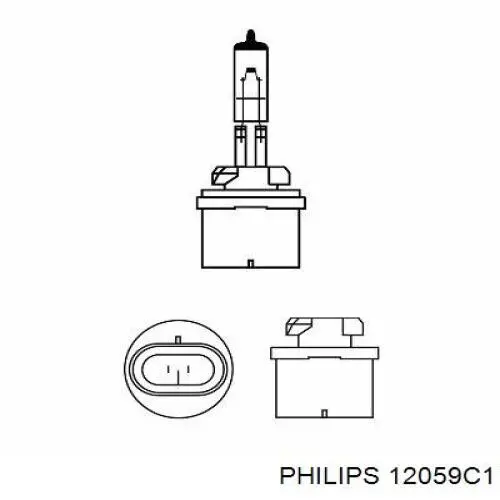 12059C1 Philips лампочка