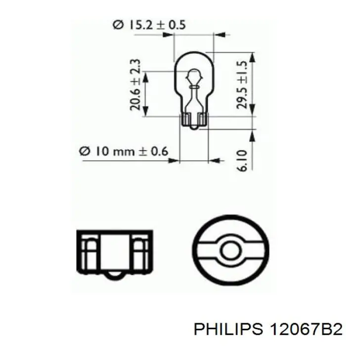 12067B2 Philips лампочка