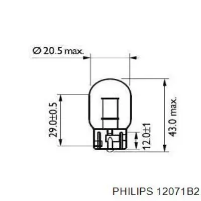 12071B2 Philips лампочка