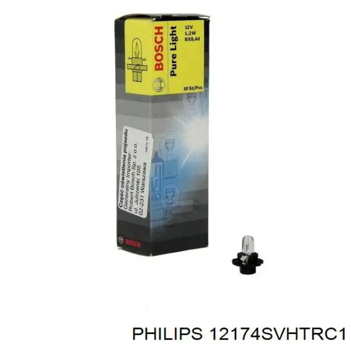Купити 12174SVHTRC1 Philips Лампочка покажчика повороту
