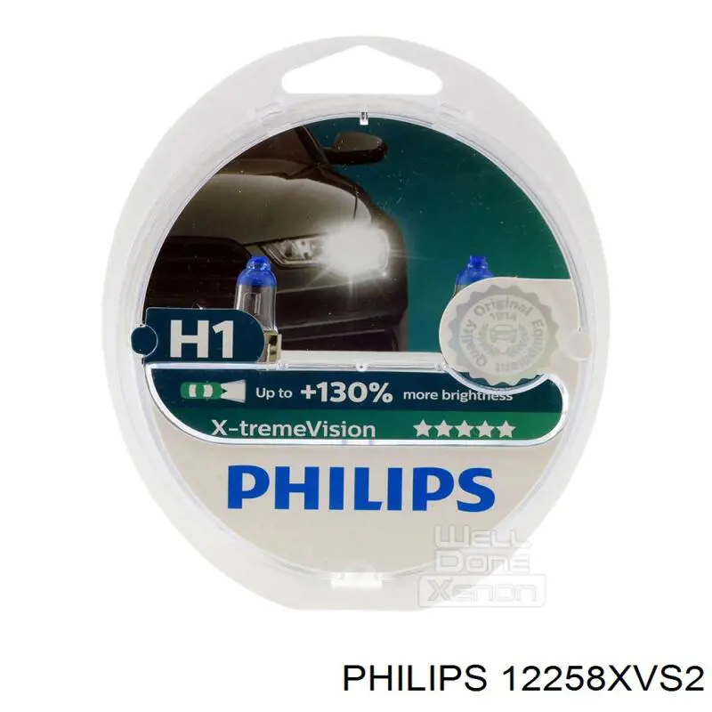Лампочка галогенна Philips 12258XVS2 ціна, від 2.08 USD