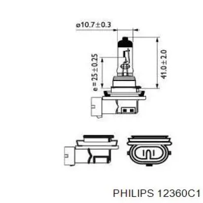 Лампочка галогенна Philips 12360C1