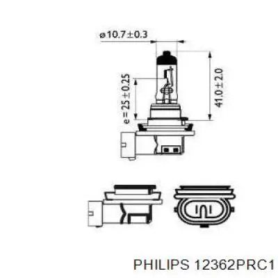 Лампочка 12362PRC1 Philips