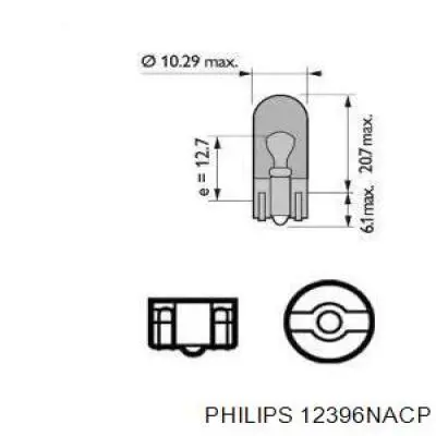 12396NACP Philips Лампочка переднього габариту