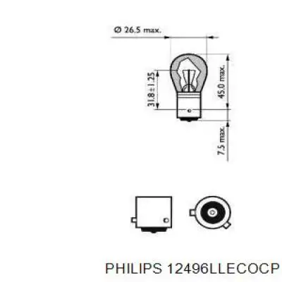 Купити 12496LLECOCP Philips Лампочки