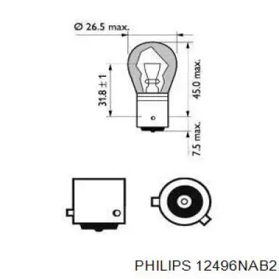 Купити 12496NAB2 Philips Лампочки