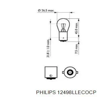 Лампочка 12498LLECOCP Philips