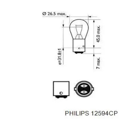Купити 12594CP Philips Лампочки