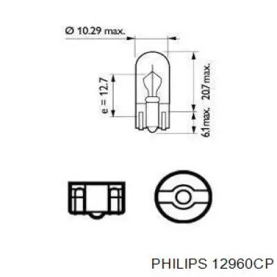 Лампи Philips 12960CP ціна, від 0.42 USD