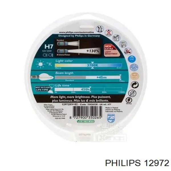 Лампочка галогенна Philips 12972