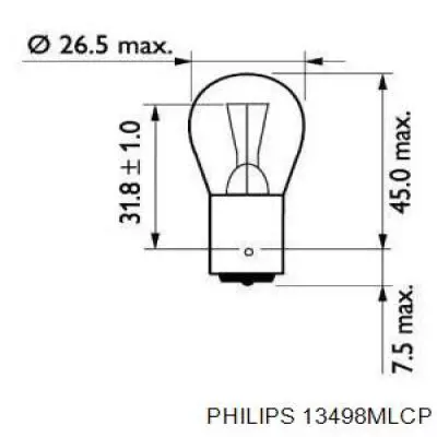 Лампочка 13498MLCP Philips