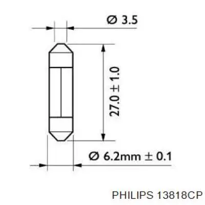 Лампа Philips 13848CP