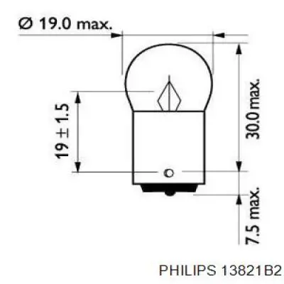 Лампочка 13821B2 Philips