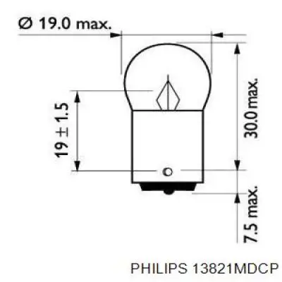 Лампочка 13821MDCP Philips