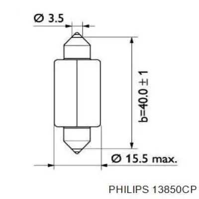 Лампи Philips 13850CP ціна, від 1.42 USD