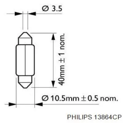 Philips 13864CP ціна, від 0.74 USD