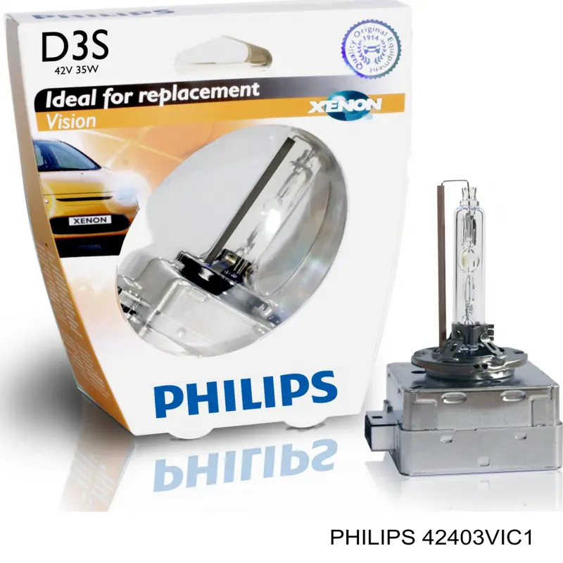 Ксенон Philips 42403VIC1 ціна, від 45.61 USD