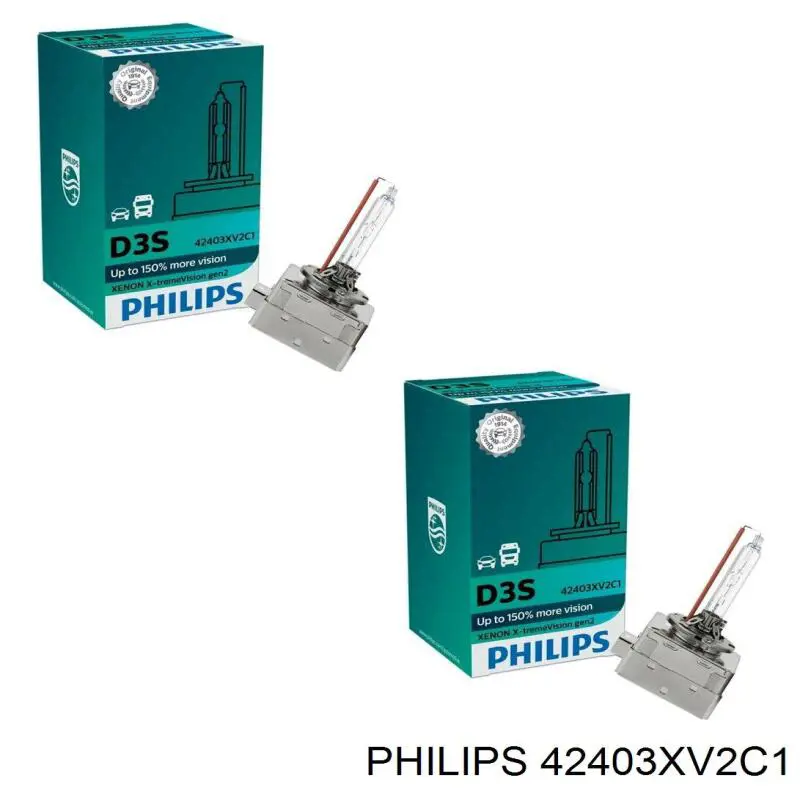 Ксенон Philips 42403XV2C1 ціна, від 45.61 USD