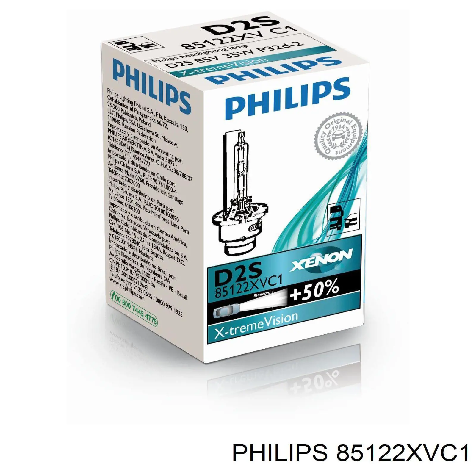 85122XVC1 Philips Лампочка ксеноновая