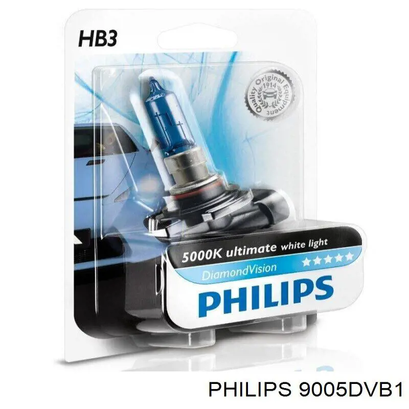 Лампочка галогенна 9005DVB1 Philips