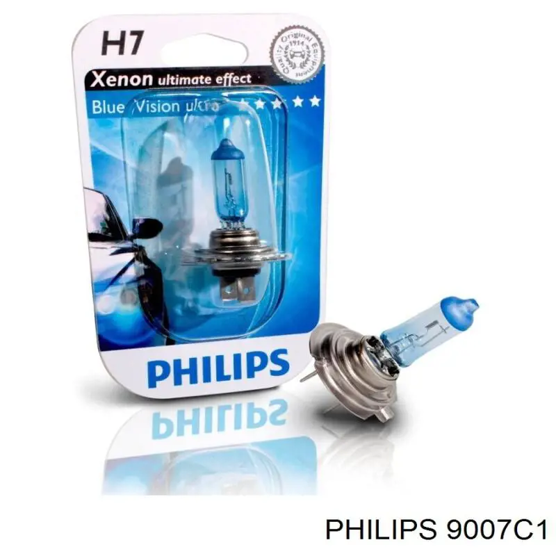 9007C1 Philips лампочка галогенна