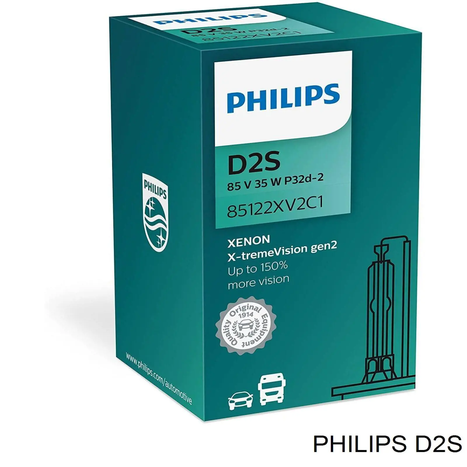 Купити D2S Philips Лампочка ксеноновая