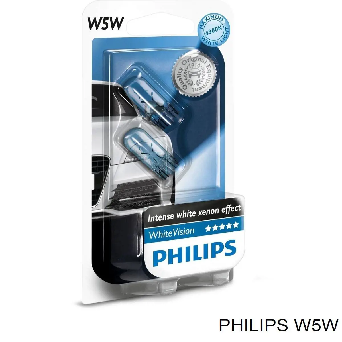 Купити W5W Philips Лампочка плафону освітлення салону/кабіни