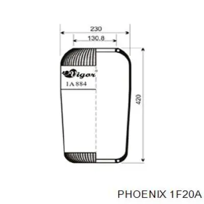 884N Contech Ресора пневматичної підвіски