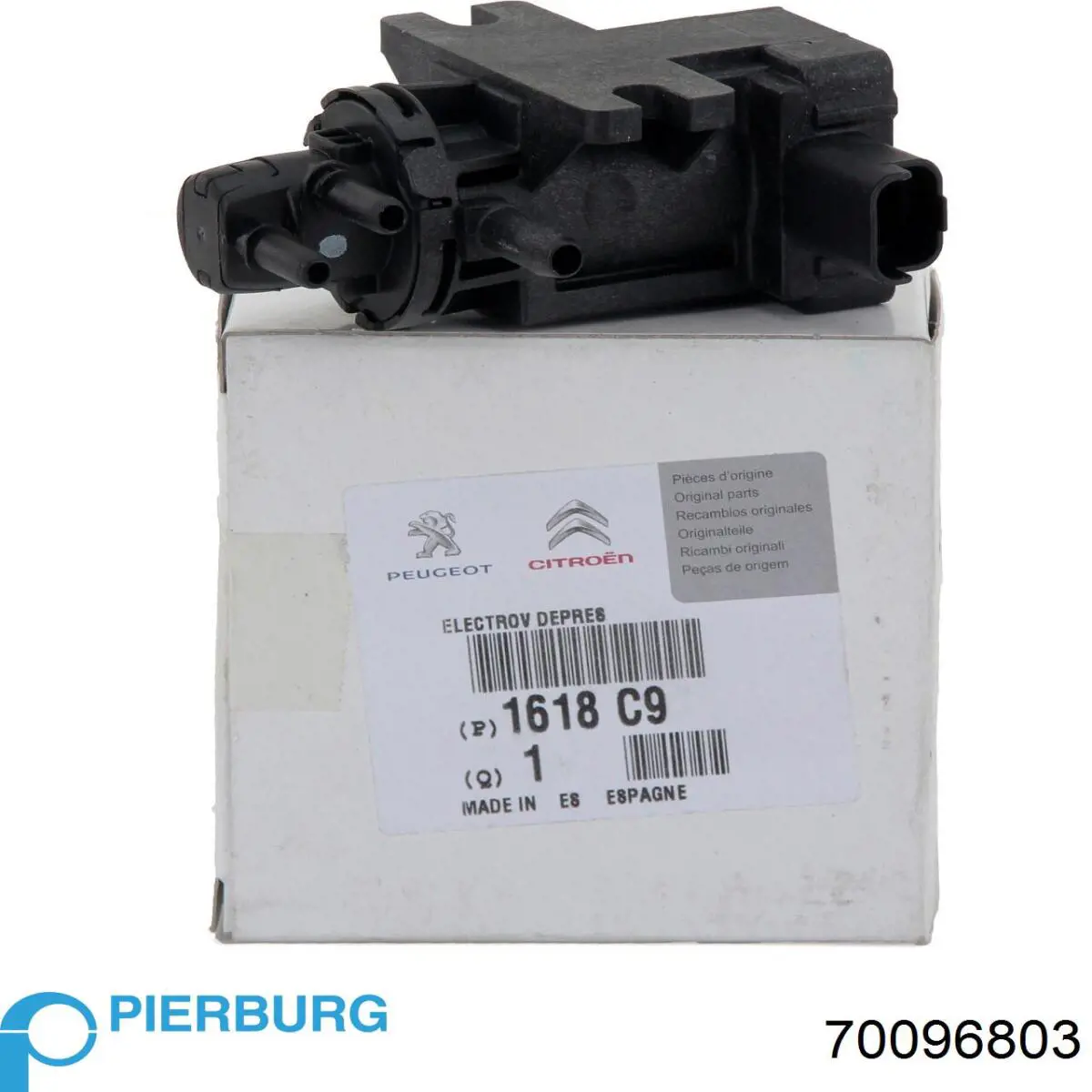 Клапан перетворювач тиску наддуву (соленоїд) 70096803 Pierburg