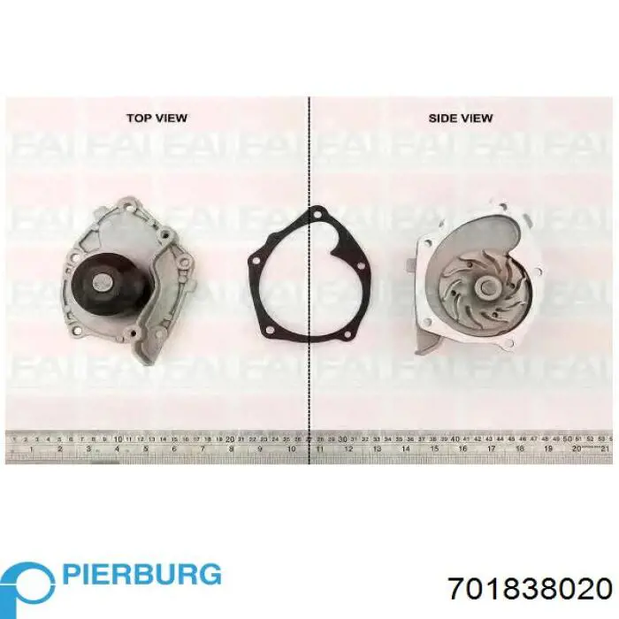 Водяний насос Pierburg 701838020