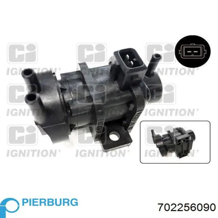 Купити 702256090 Pierburg Клапан соленоїд регулювання заслонки EGR