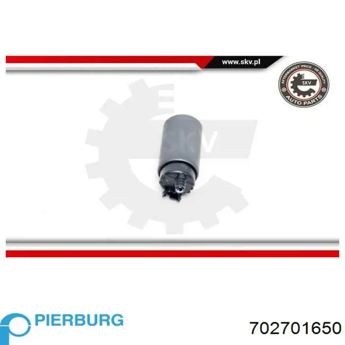 Паливний насос електричний, занурювальний Pierburg 702701650 ціна, від 117.22 USD