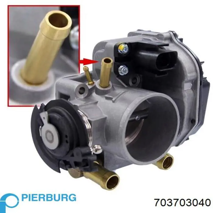 Купити 703703040 Pierburg Дросільна заслінка