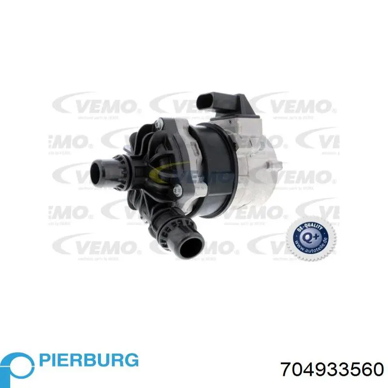 Водяний насос охолодження електричний додатковий Pierburg 704933560 ціна, від 372.26 USD