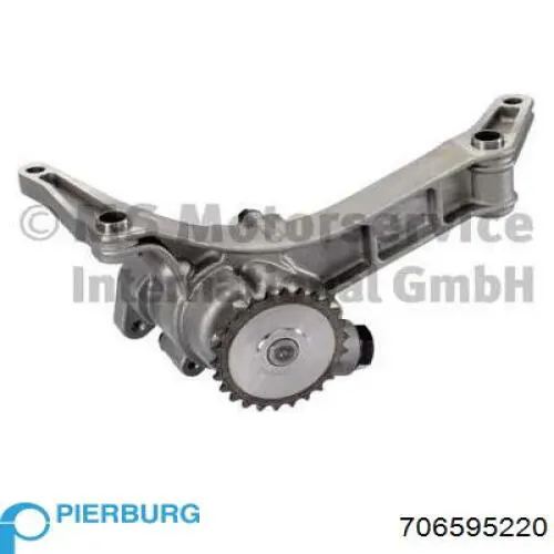 Помпа масляна Pierburg 706595220 ціна, від 68.29 USD