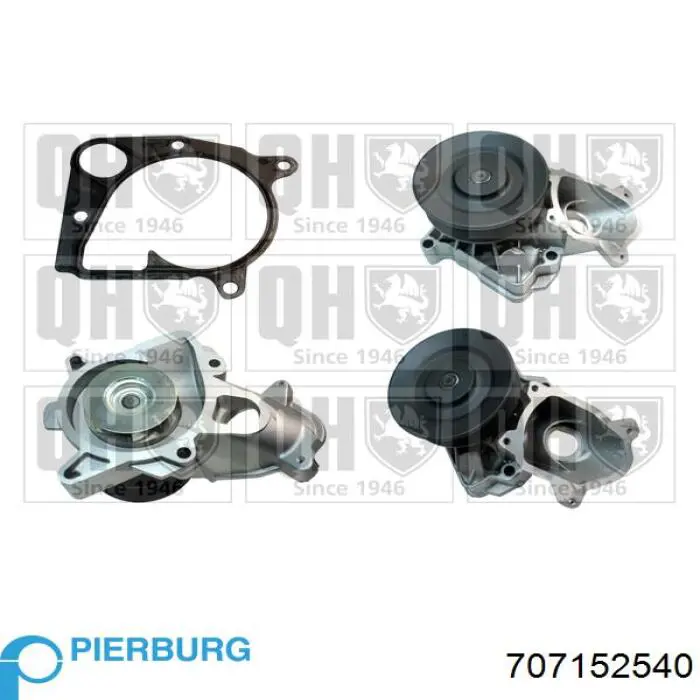 Помпа охолодження Pierburg 707152540 ціна, від 65.12 USD