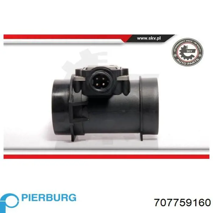 Датчик масової витрати повітря Pierburg 707759160 ціна, від 54.86 USD