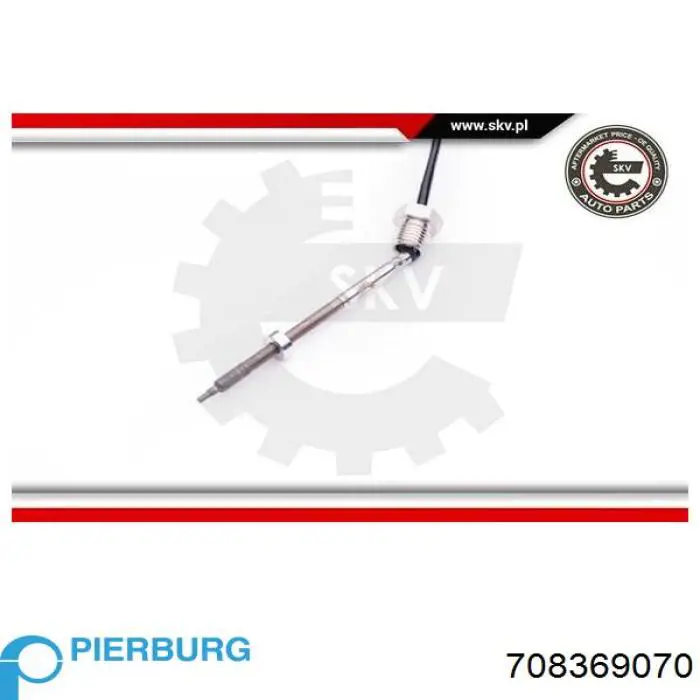 Купити 708369070 Pierburg Датчик температури відпрацьованих газів (ВГ), після фільтра сажі
