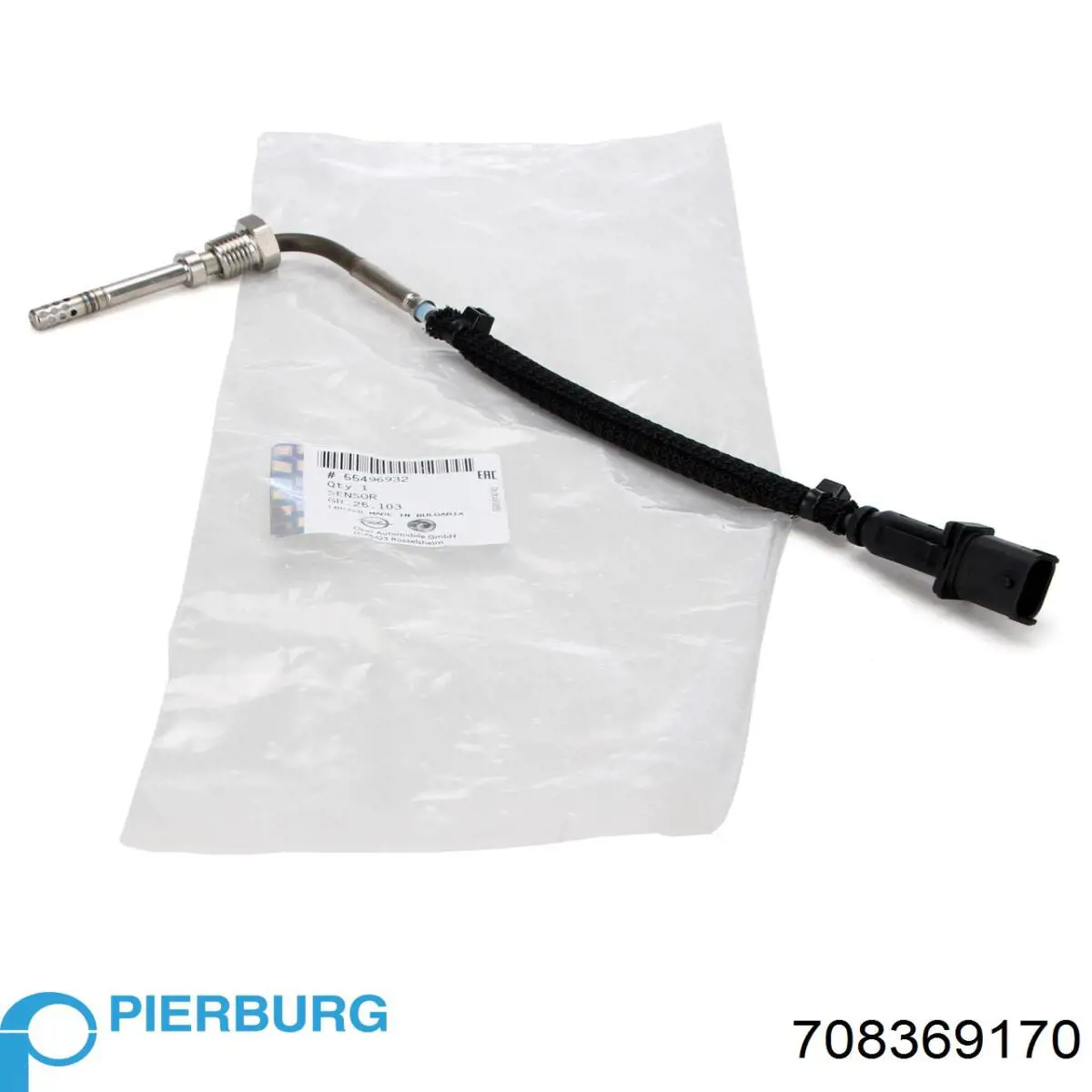 Купити 708369170 Pierburg Датчик температури відпрацьованих газів (ВГ), в каталізаторі