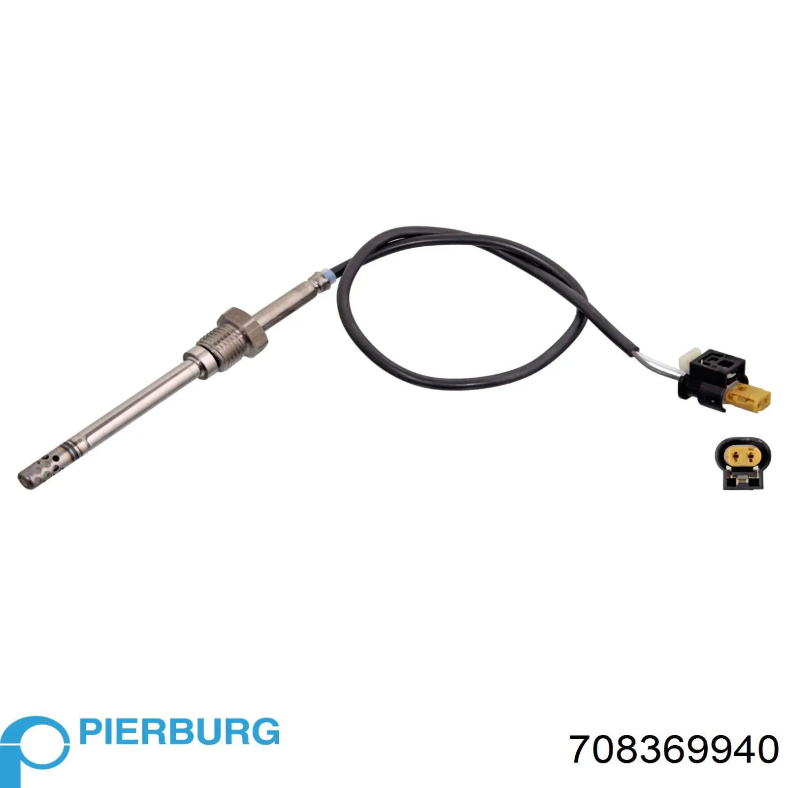 708369940 Pierburg датчик температури відпрацьованих газів (вг, фільтр сажі)