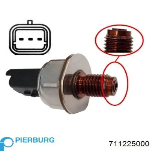 Датчик тиску палива Pierburg 711225000 ціна, від 53.89 USD