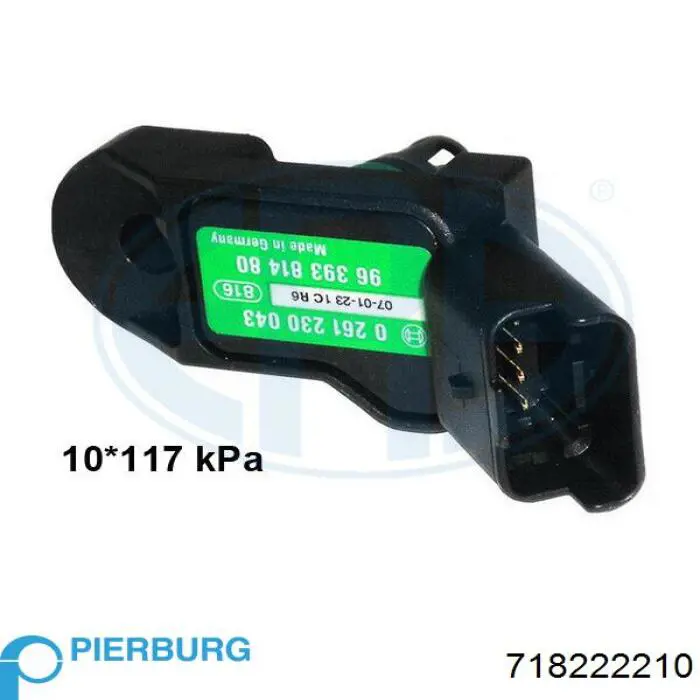 718222210 Pierburg датчик тиску у впускному колекторі, map