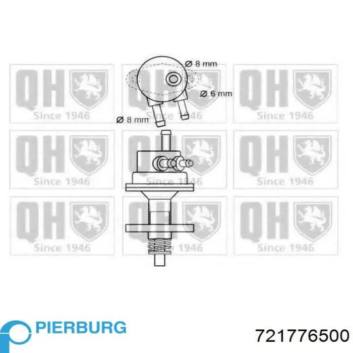 Купити 721776500 Pierburg Паливний насос, механічний