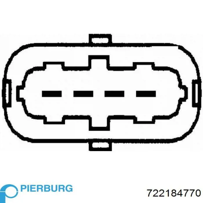 Датчик масової витрати повітря Pierburg 722184770 ціна, від 84.10 USD