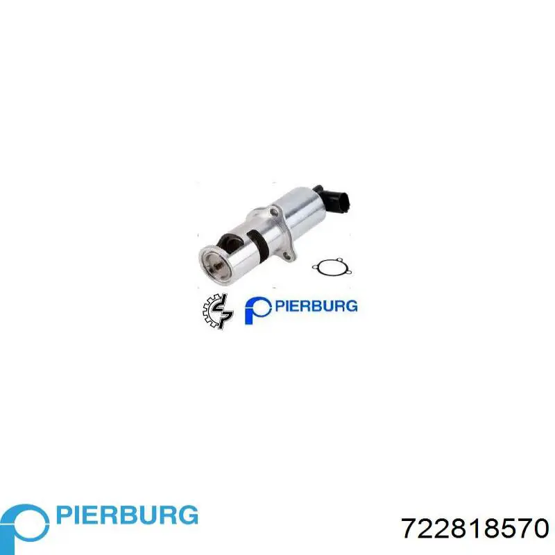 Купити 722818570 Pierburg Прилади управління системи рециркуляції