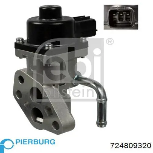 724809320 Pierburg Клапан рециркуляції відпрацьованих газів EGR